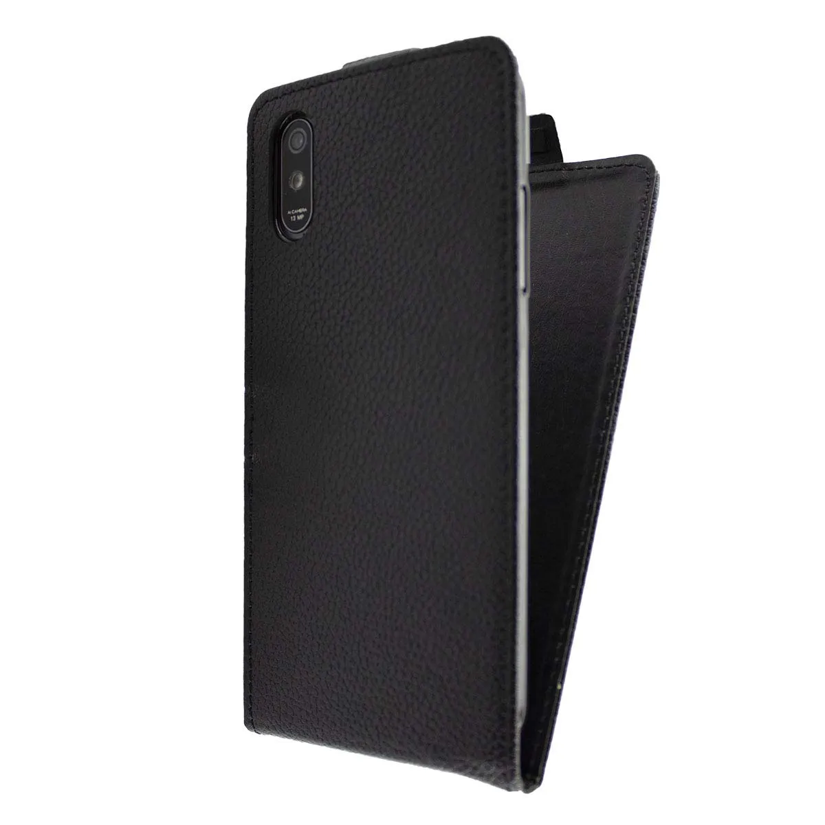caseroxx Flip Cover Neffos C9 Max custodia nera