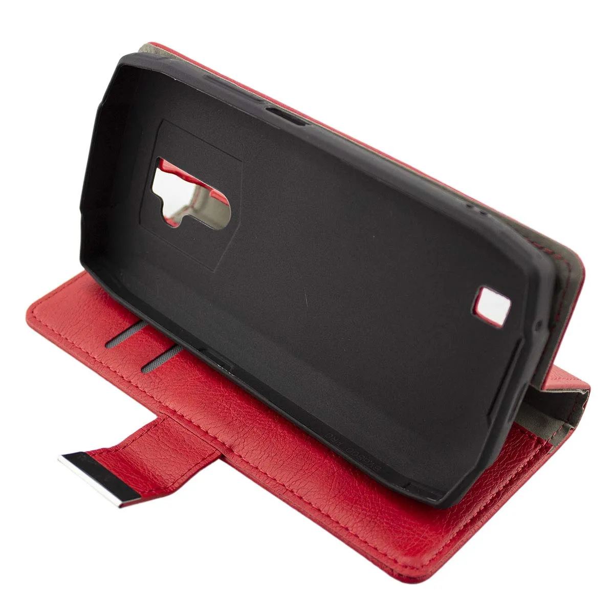 caseroxx BV6800 Pro custodia libro pelle rossa magnetica