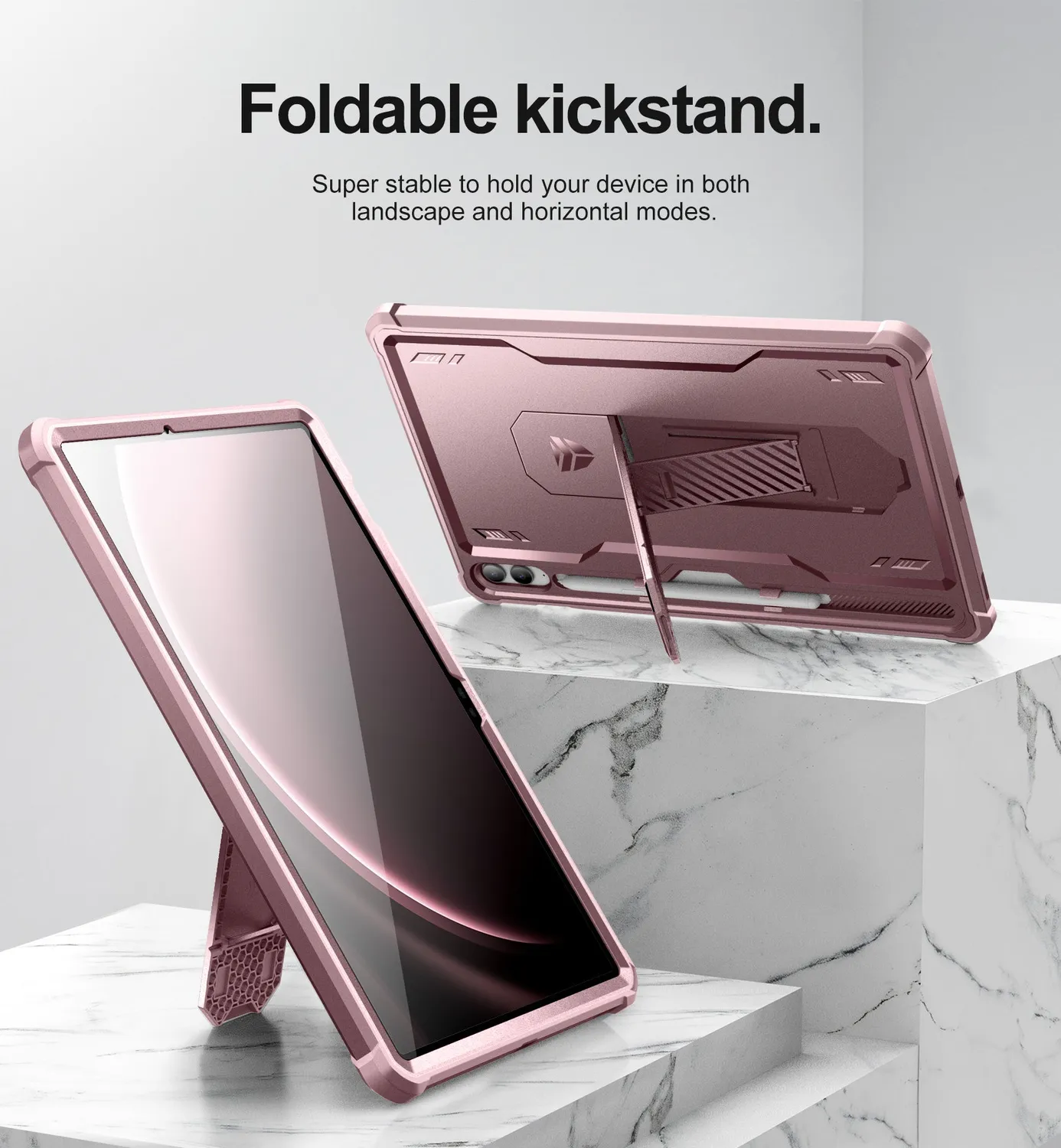 Dexnor Tab S9 FE Plus Cover tablet rosa penna