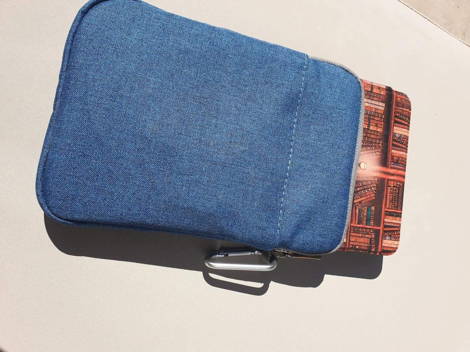 MoKo Kindle 6" custodia nylon leggera blu