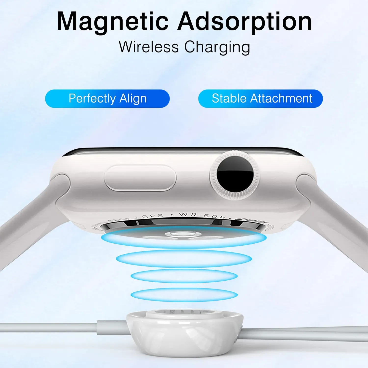 MoKo cavo caricatore 3in1 Apple Watch iPhone magnetico 1,2m