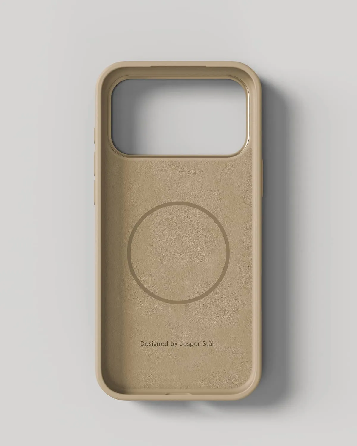 Nudient Bold Case cover iPhone 17 Pro Max Wool Beige MagSafe