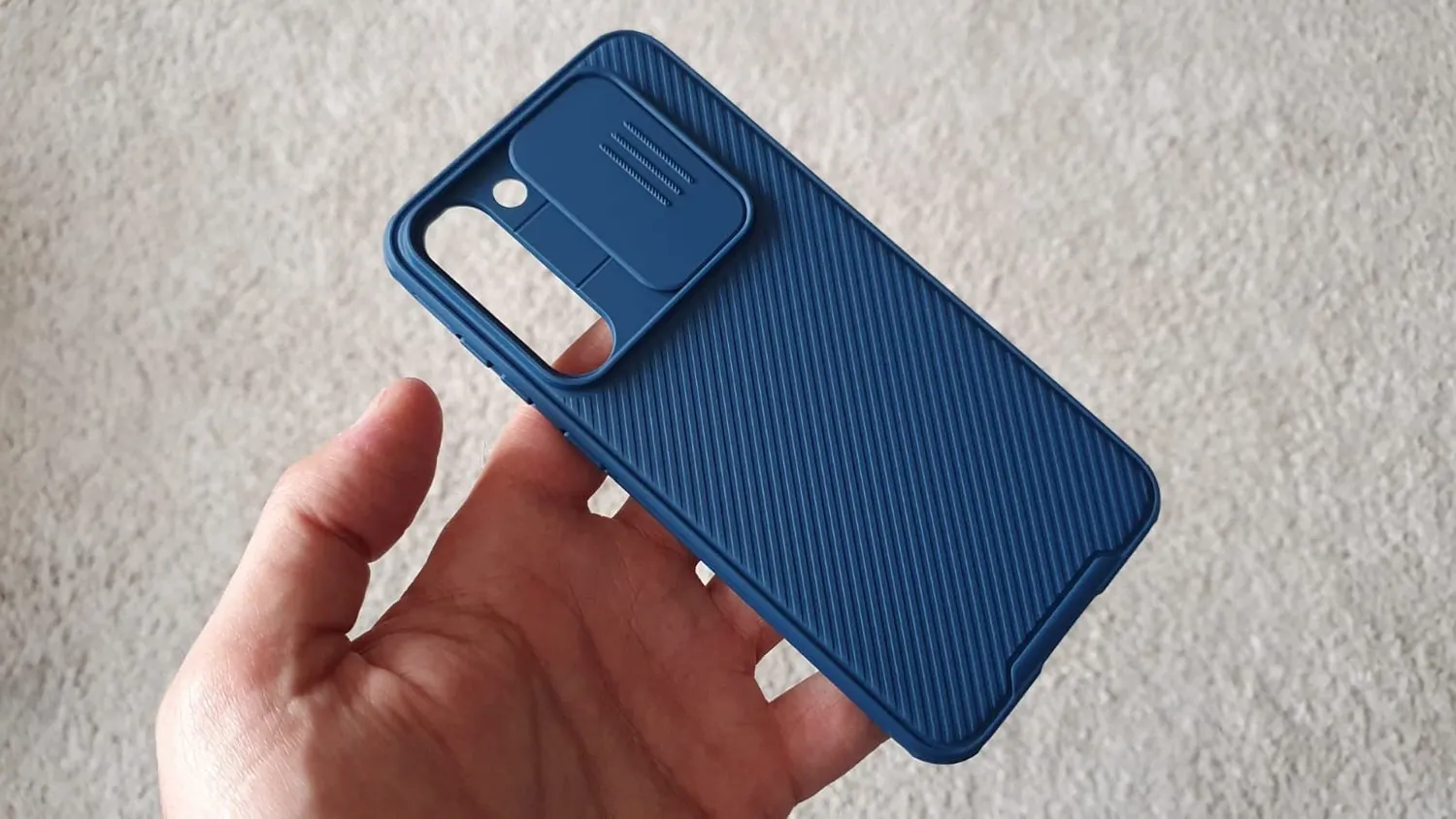 CloudValley Cover Galaxy S23 Plus Verde Camera Scorrevole