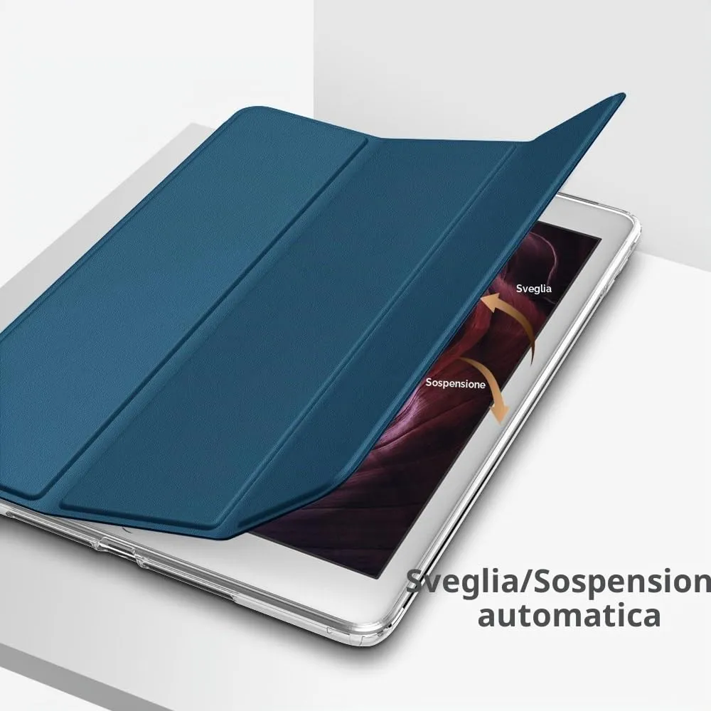 MoKo iPad 10,2" 7/8/9 Gen cover blu cobalto stand