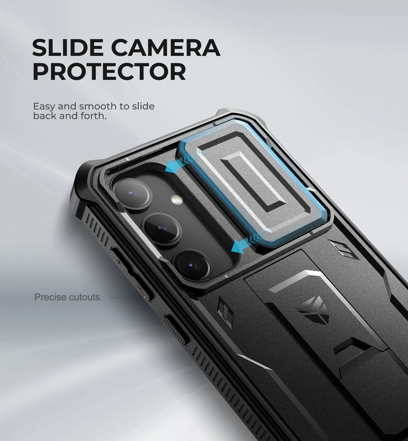 Dexnor cover Samsung Galaxy S24 Plus nera antiurto