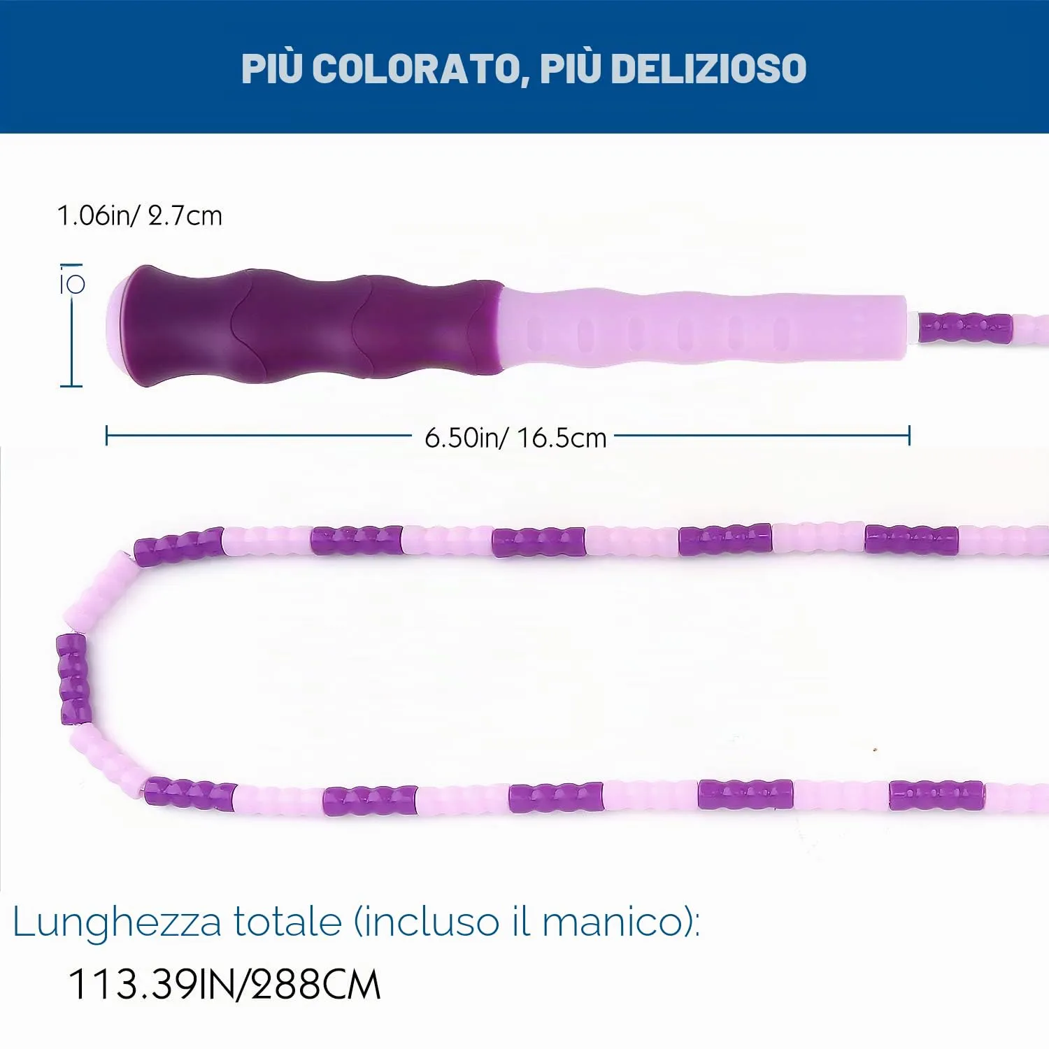 MoKo Corda per Saltare TPU 2 Pezzi Regolabile