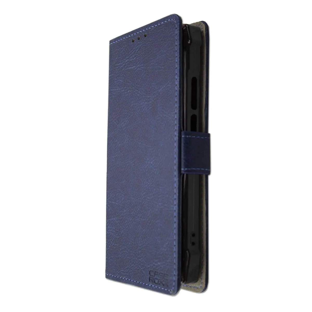 caseroxx Bookstyle custodia Doogee S55 azzurra antiurto