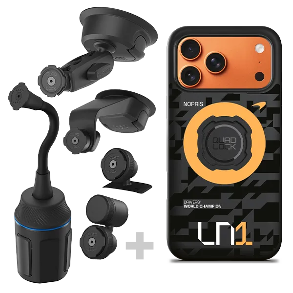 Quad Lock Kit Auto Lando Norris supporto McLaren Papaya