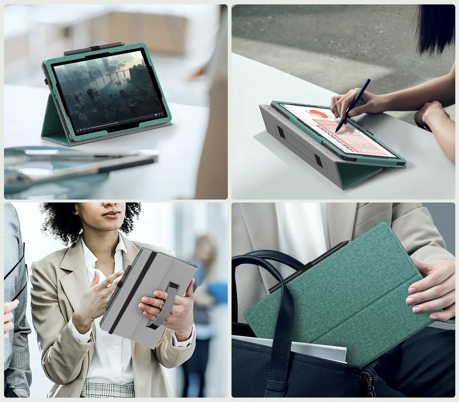 MoKo Custodia Tablet Fire HD 10 Plus Verde 10,1"
