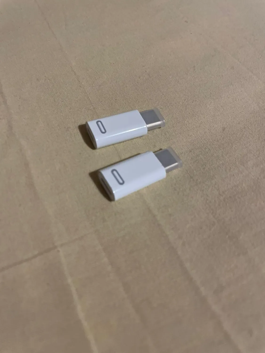 MoKo Adattatore Lightning-USB-C Maschio 2 Pezzi Bianco ricarica
