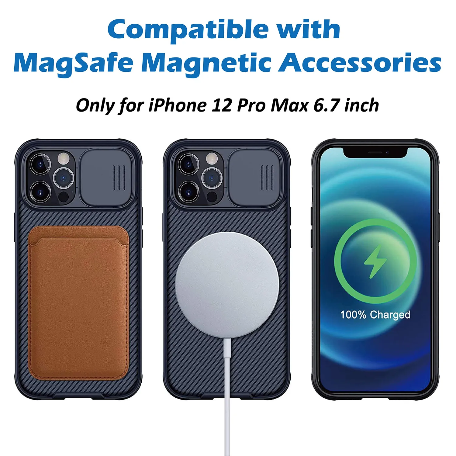 CloudValley iPhone 12 Pro Max Cover MagSafe Nera Sottile