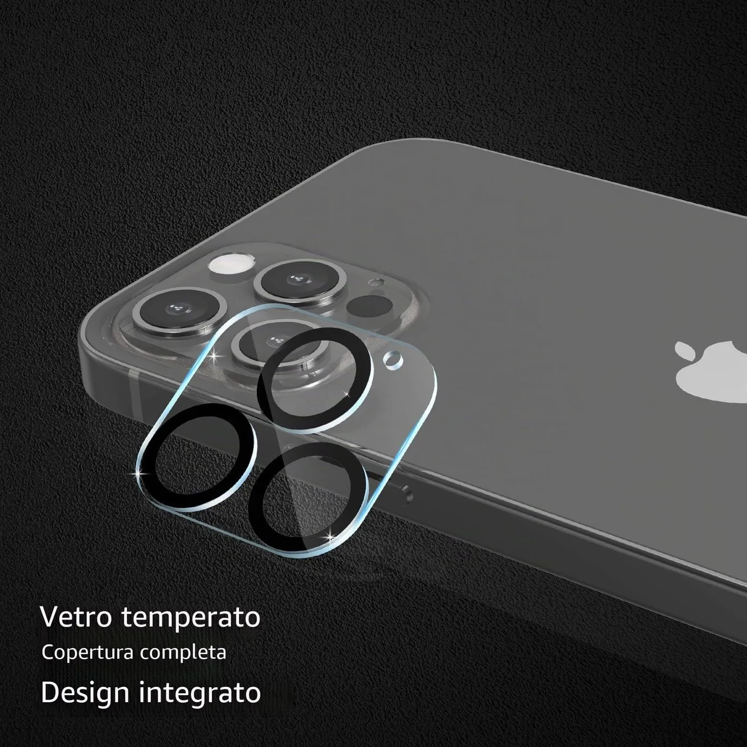 CloudValley iPhone 12 Pro pellicola fotocamera vetro 3pz