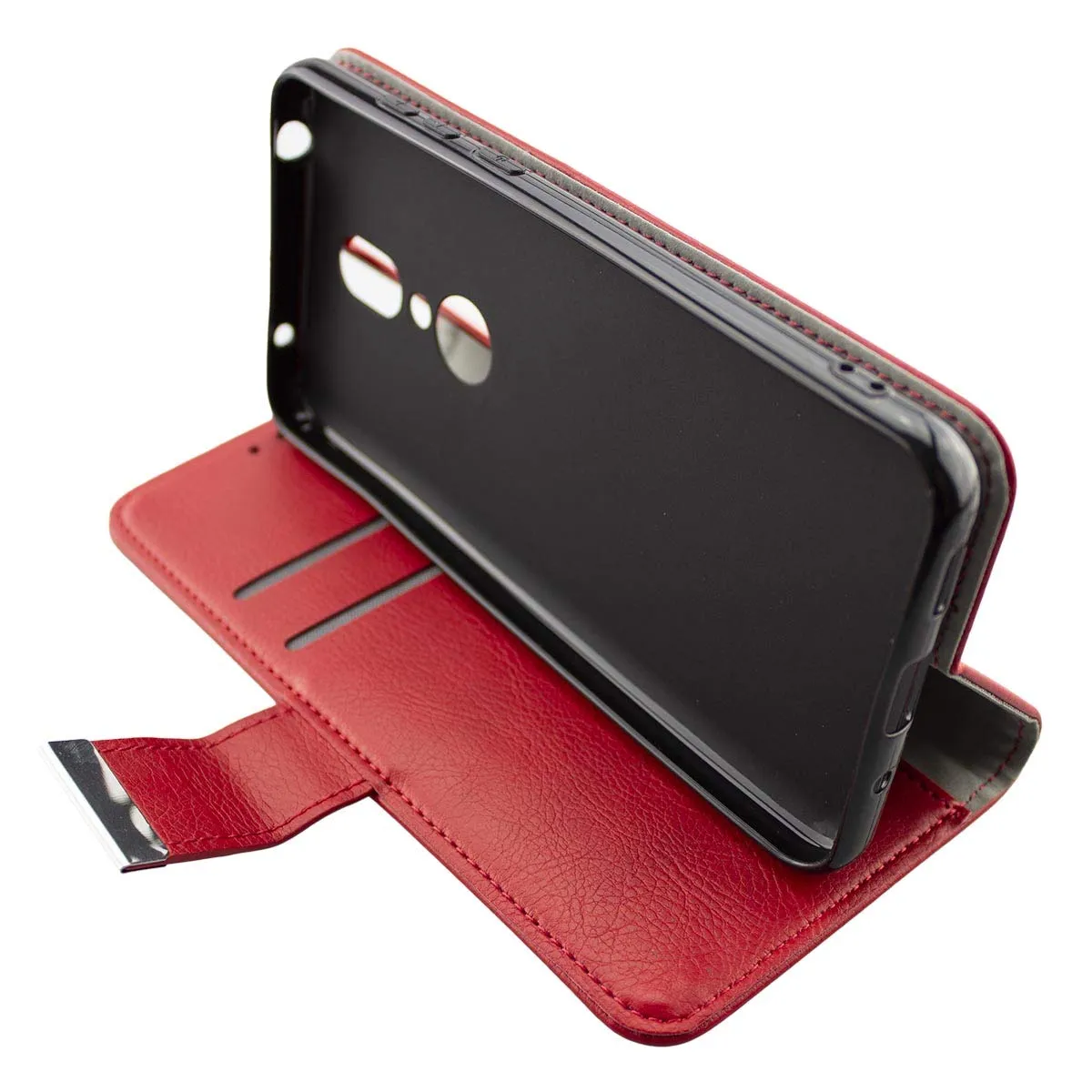 caseroxx Bookstyle custodia libro Sharp Aquos V rossa magnetica