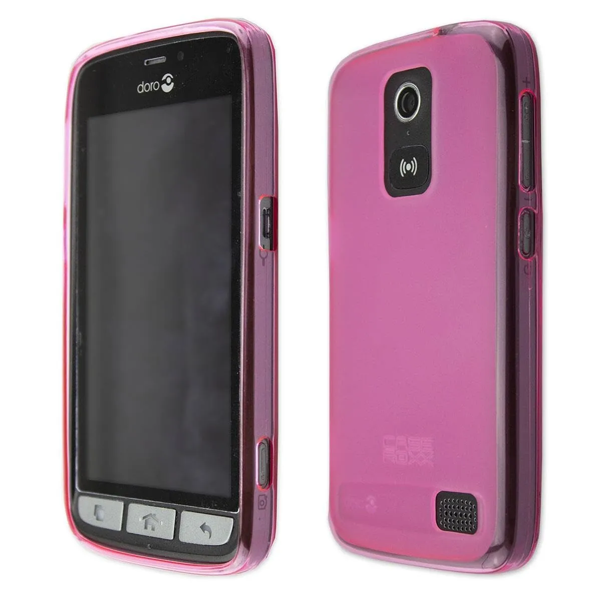 caseroxx Cover Doro 8030 8031 TPU Fucsia Antishock