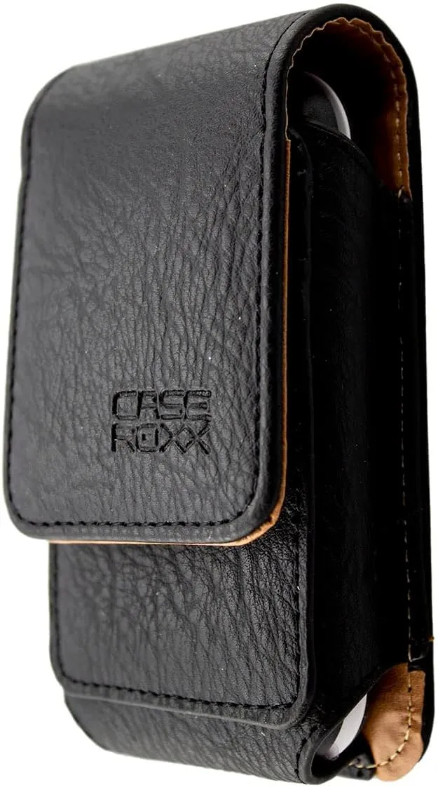 caseroxx Uleway G380D borsa pelle nero cintura