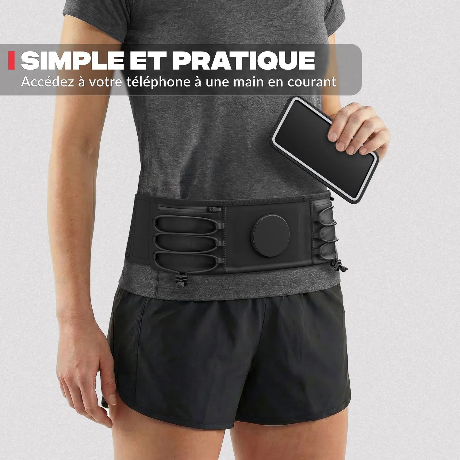Shapeheart Cintura Sportiva Magnetica Running XL Touch Impermeabile