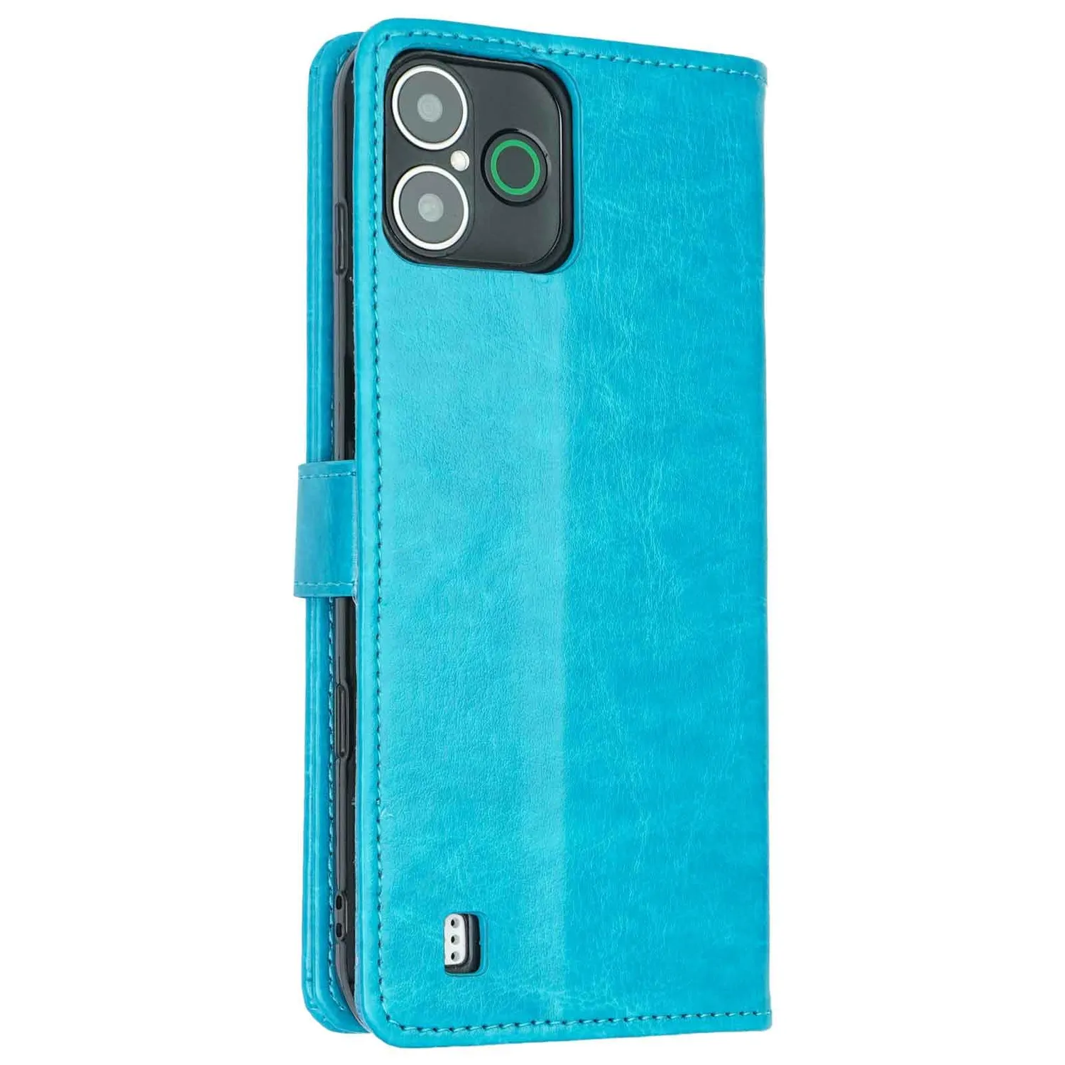 caseroxx Bookstyle Doro Aurora A30/A31 custodia azzurra carte