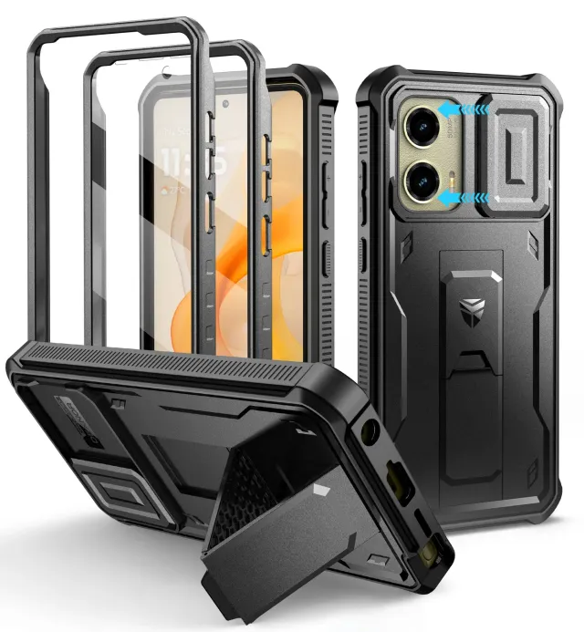 Dexnor Moto G Stylus 5G 2024 cover nera copricamera