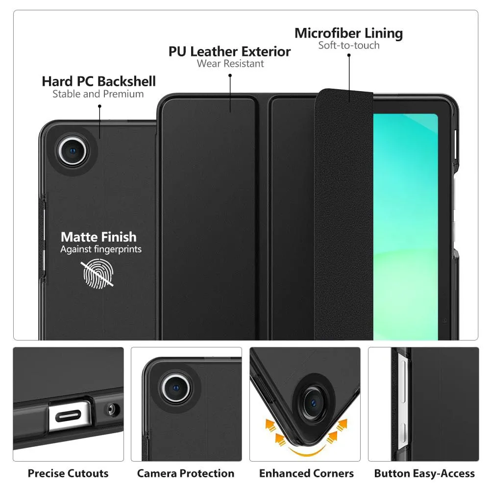 MoKo cover Samsung Galaxy Tab A9+ A11+ 11 pollici nera