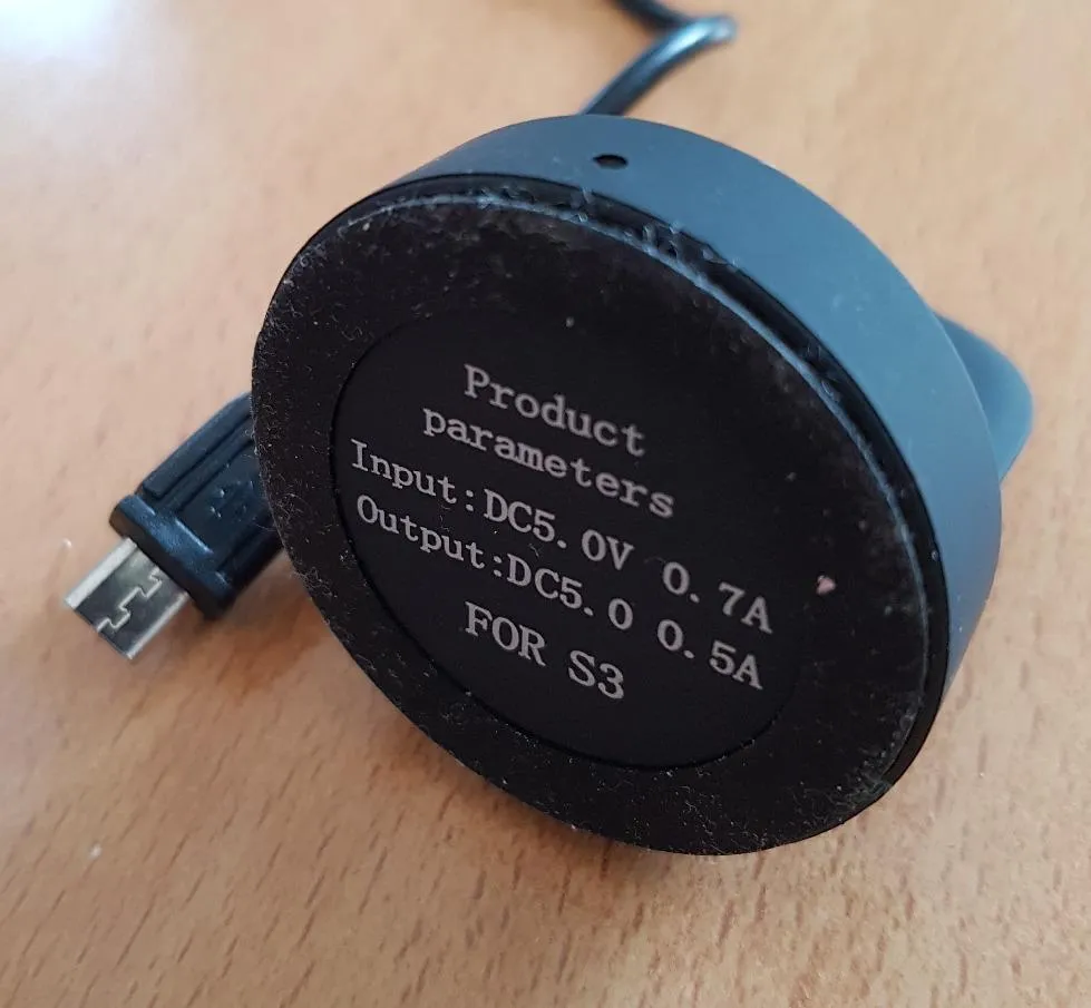 MoKo Samsung Gear S3 base ricarica wireless Qi nera
