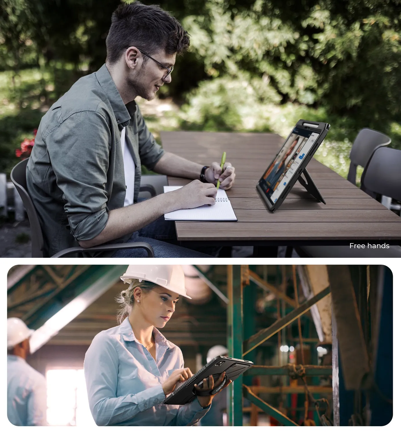 Dexnor cover iPad Pro 13 M4 2024 nera rugged