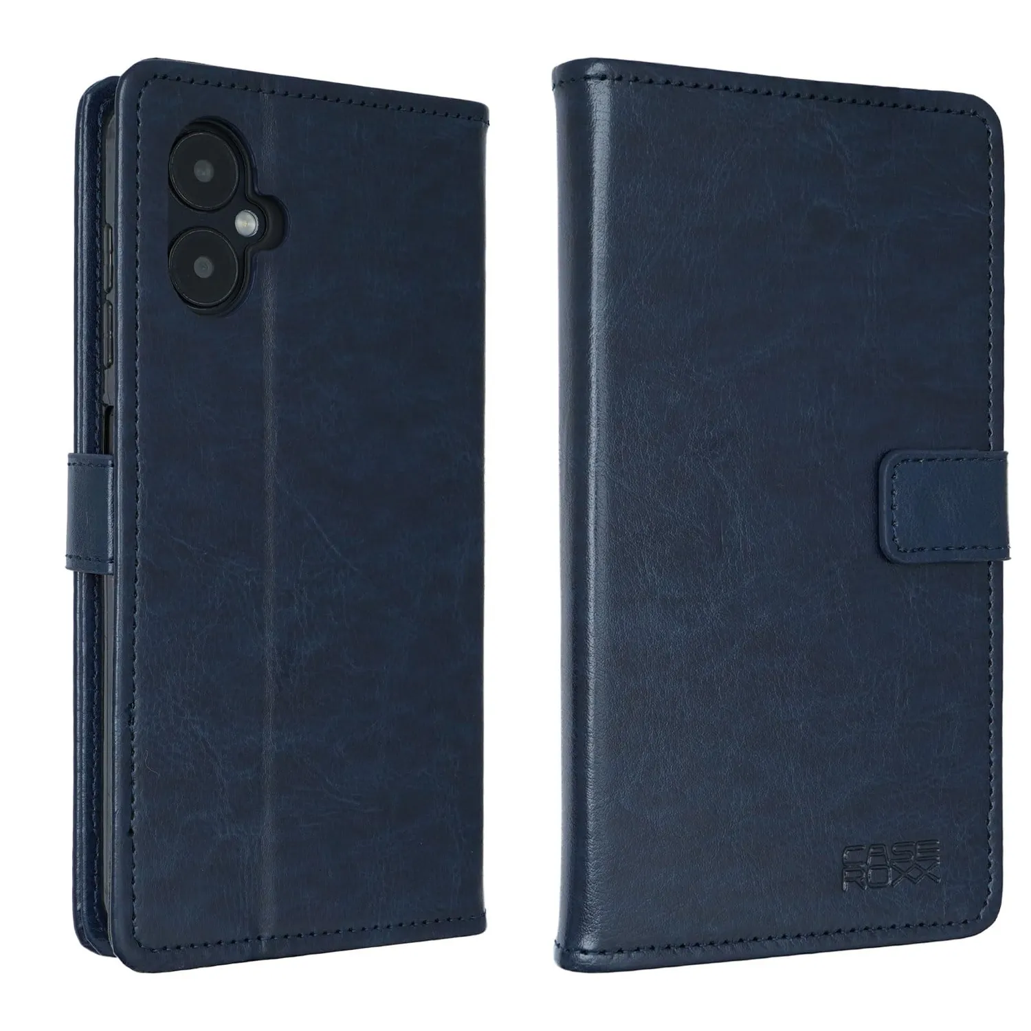 caseroxx Bookstyle SPC Zeus 2 Pro custodia portafoglio azzurro magnetica
