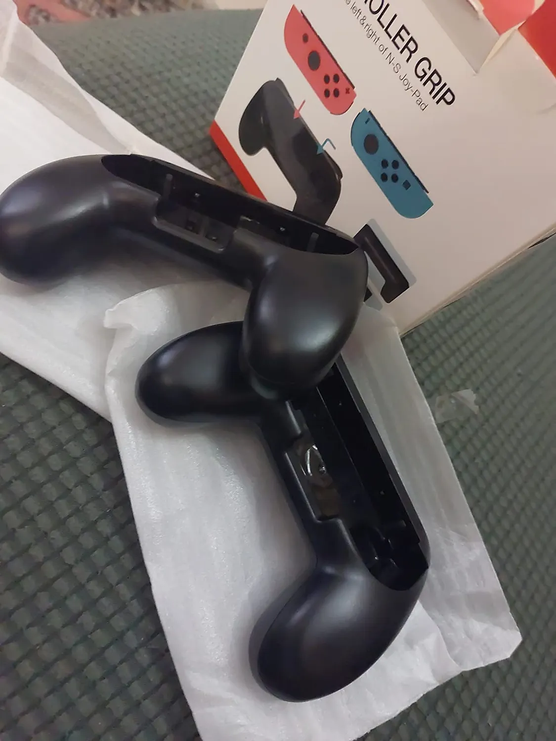 MoKo Impugnatura Joy-Con Nintendo Switch Controller nero ABS
