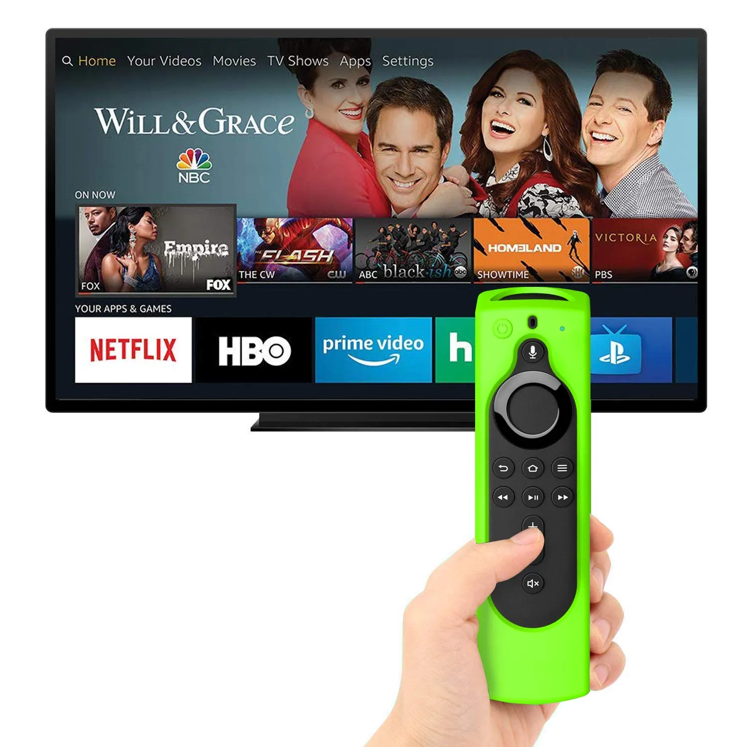 MoKo Fire TV Stick cover silicone blu verde 2 pezzi