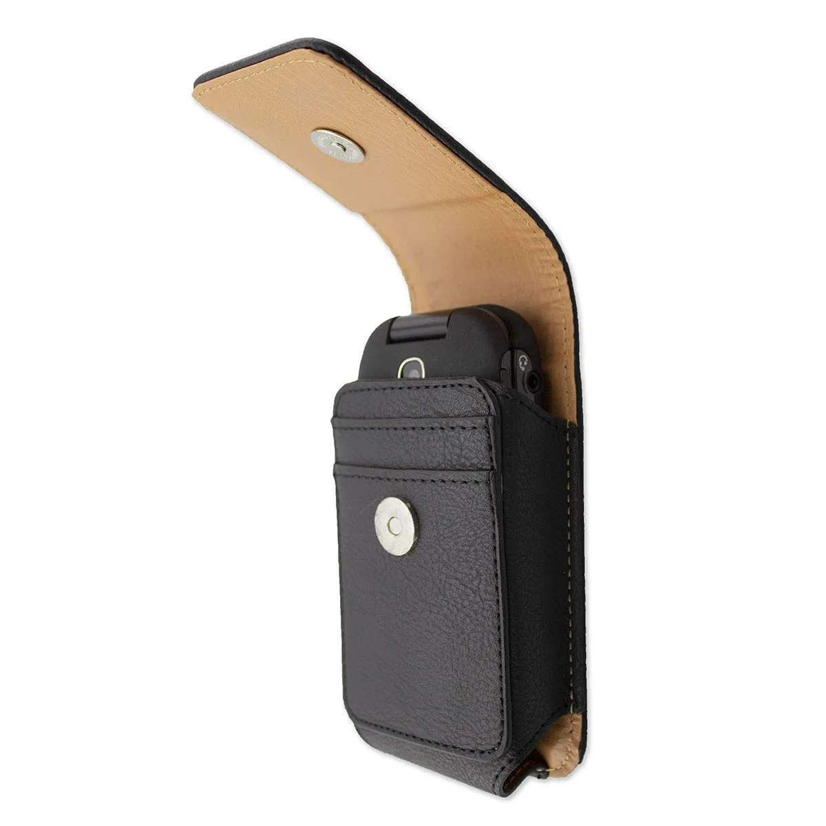 caseroxx Outdoor Panasonic KX-TU339 borsello nero pelle