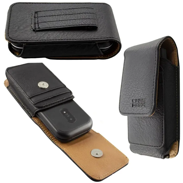 caseroxx Doro 6040 6041 borsello pelle nero cintura