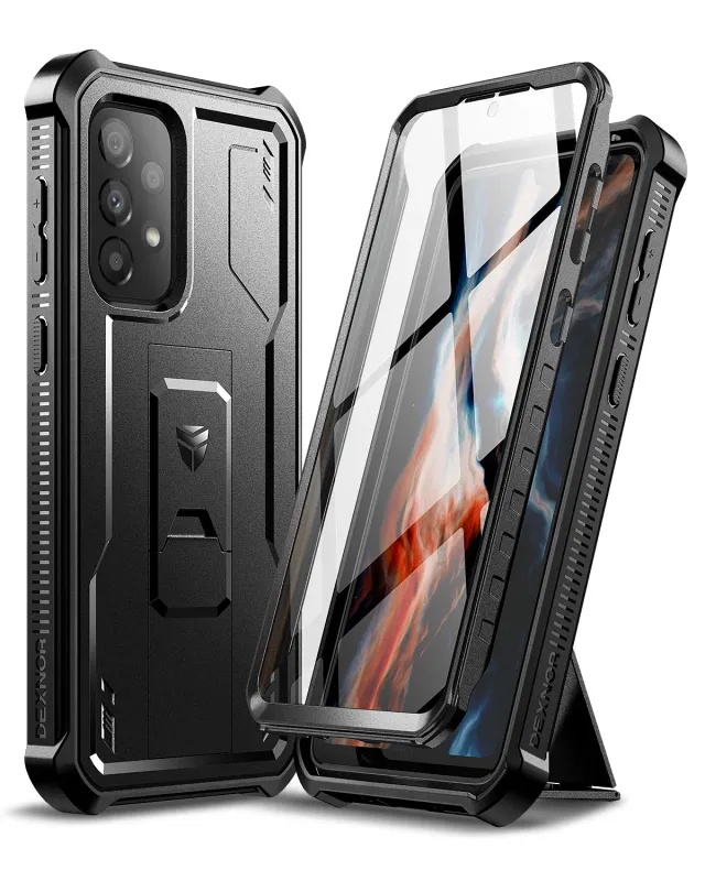 Dexnor Galaxy A33 5G cover nera con pellicola antiurto