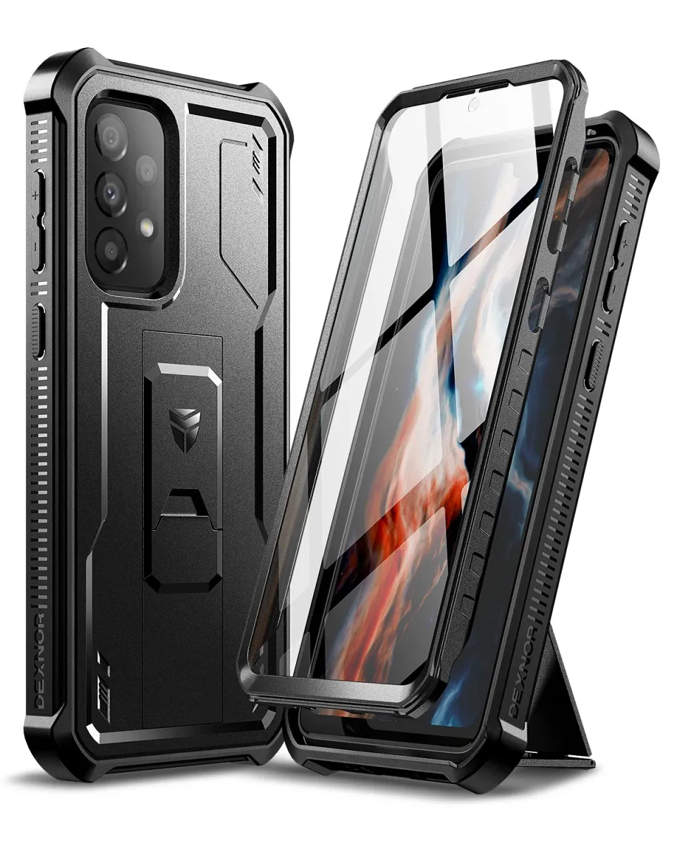 Dexnor Galaxy A33 5G cover nera con pellicola antiurto