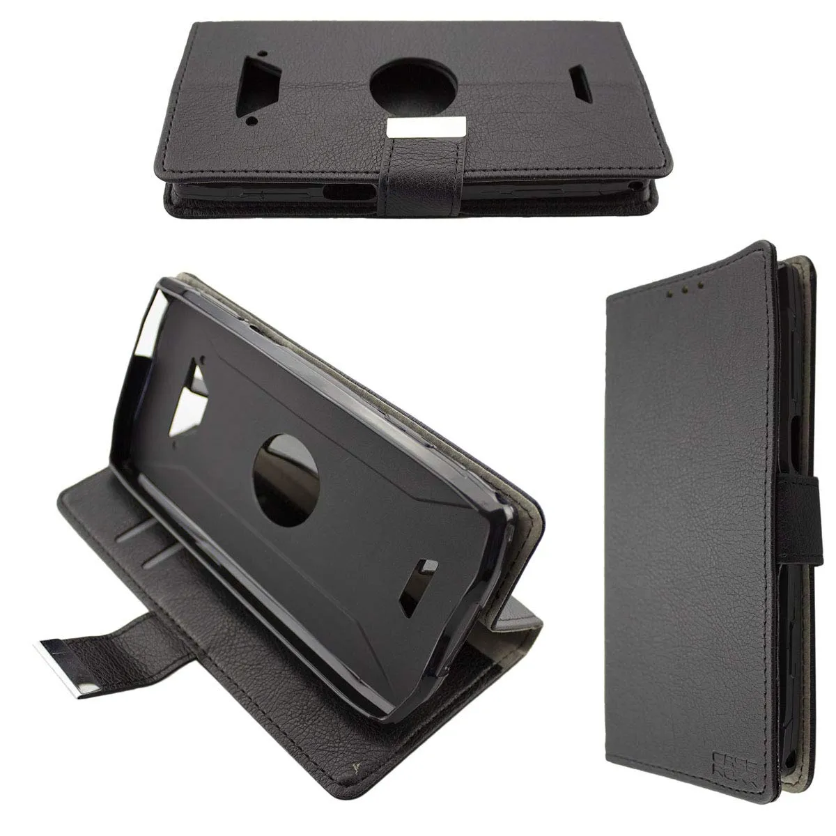 caseroxx Bookstyle Crosscall Core-X4 custodia libro nero