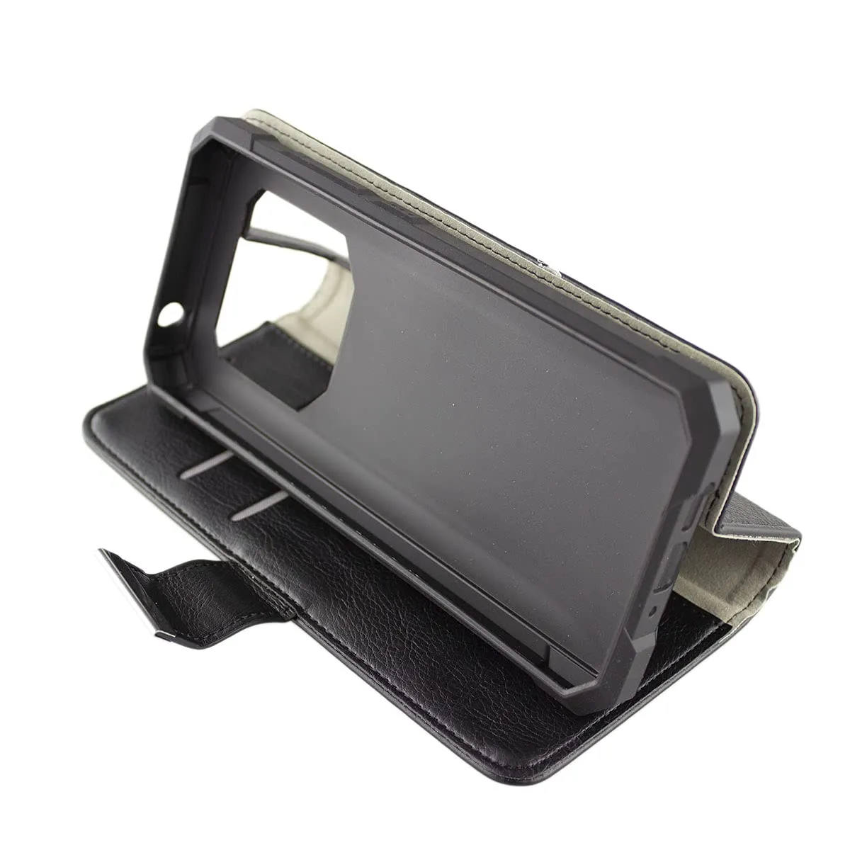 caseroxx Oukitel K15 Plus custodia libro nero wallet