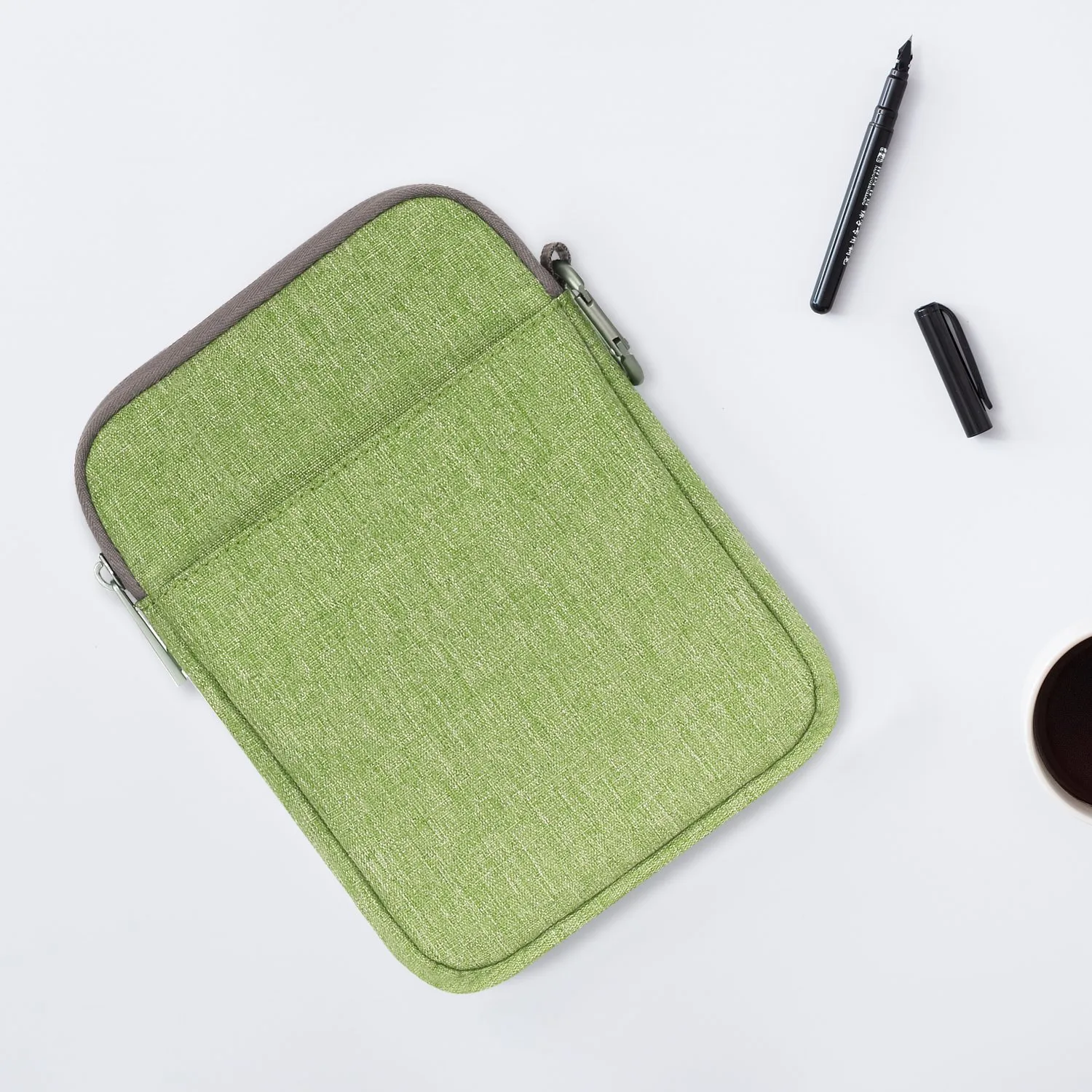 MoKo Borsa Nylon Kindle 6 Pollici Cover Verde Antiurto