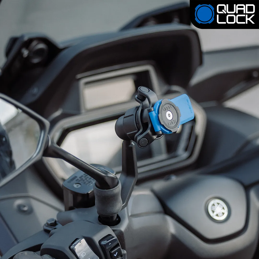 Quad Lock Supporto stelo specchietto moto scooter alluminio