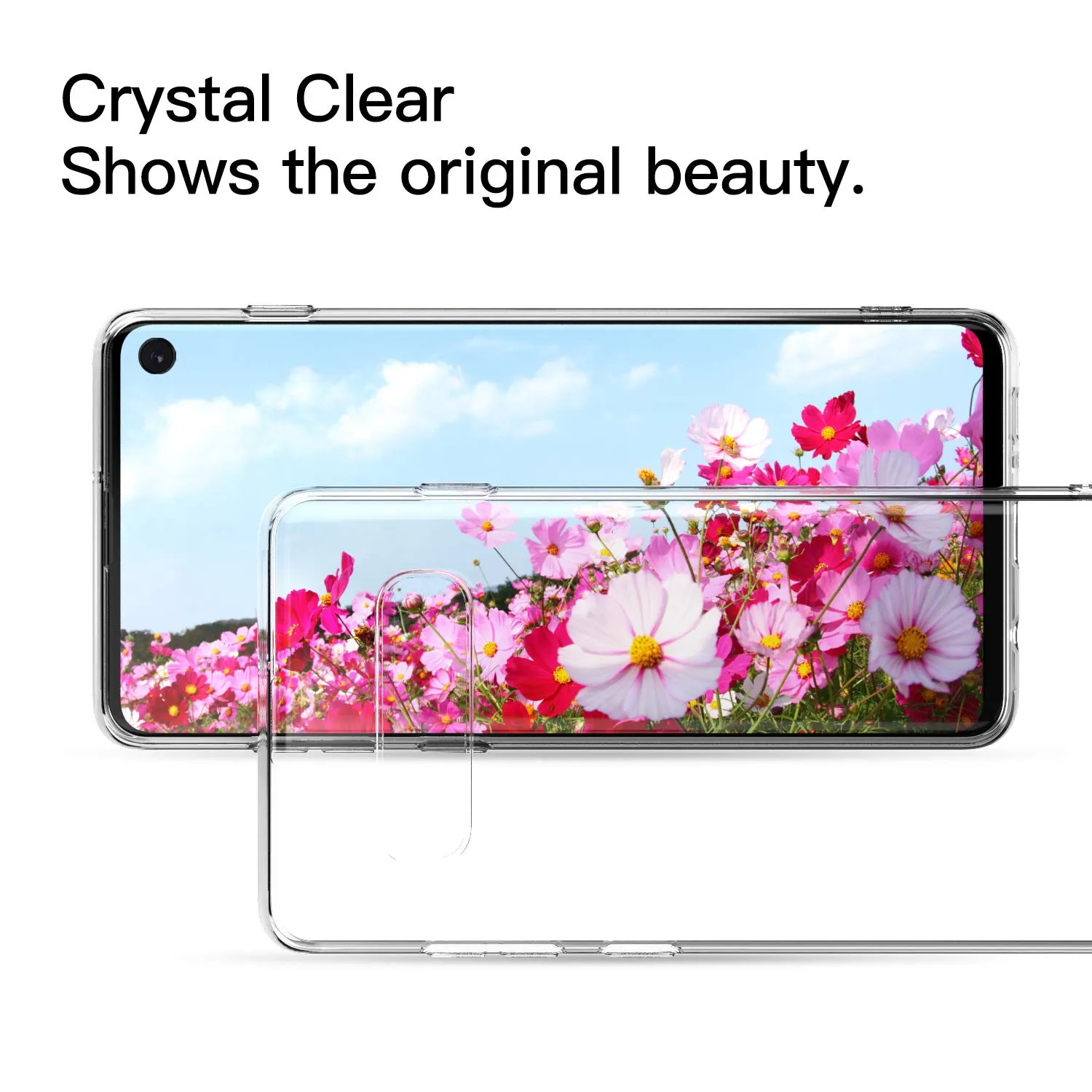 MoKo Galaxy S10 cover TPU trasparente 2 pezzi sottile