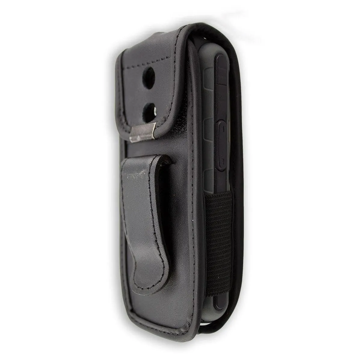 caseroxx Borsa pelle Nokia 2700/2730 Classic nera cintura