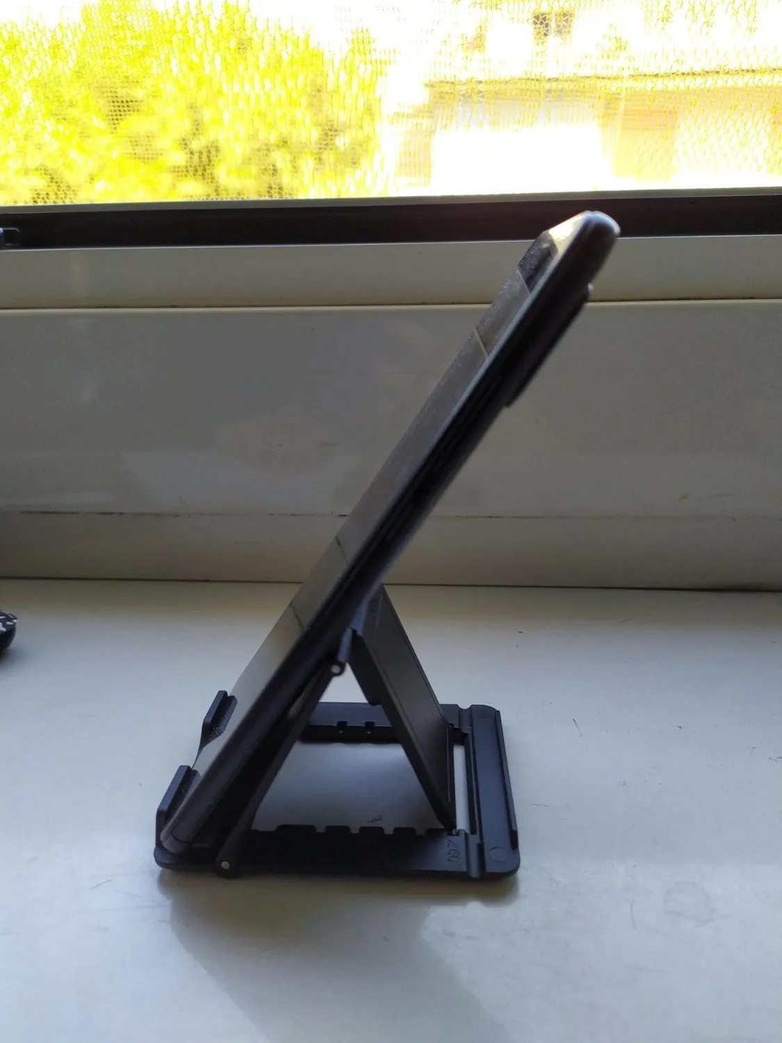 MoKo Supporto Cellulare Tablet 4-11" Pieghevole 2 Pezzi nero