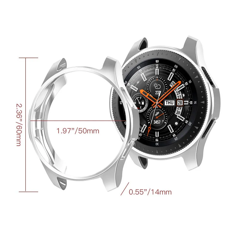 MoKo Galaxy Watch 46mm Cover TPU 3 Pezzi Nero Anti-graffio