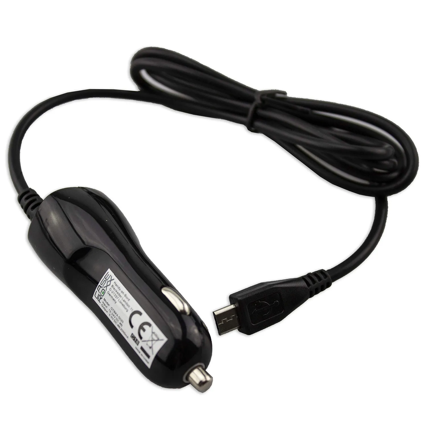 caseroxx Garmin Dash Cam 55 caricabatterie auto 12V 100cm