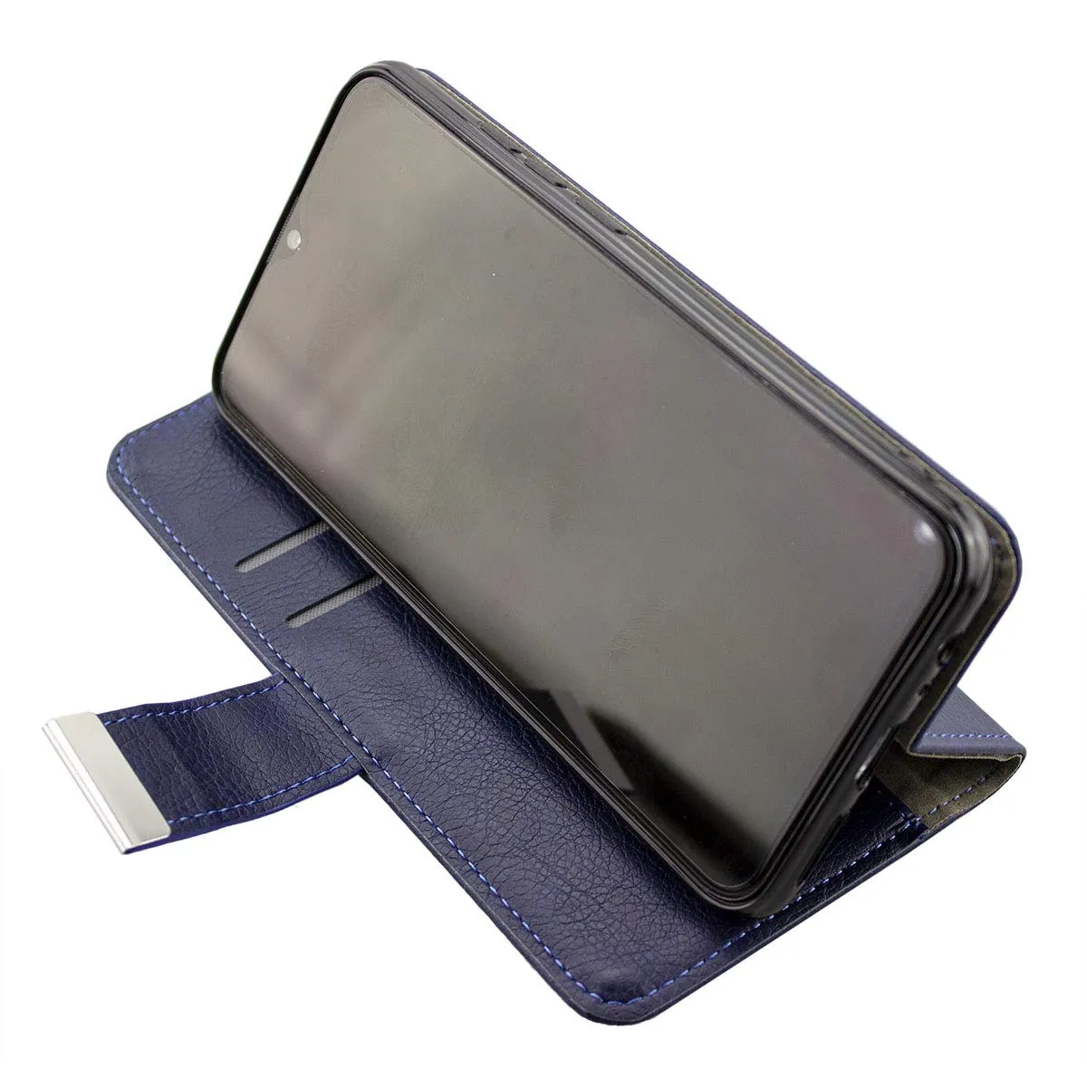 caseroxx GS290 custodia portafoglio azzurra bookstyle