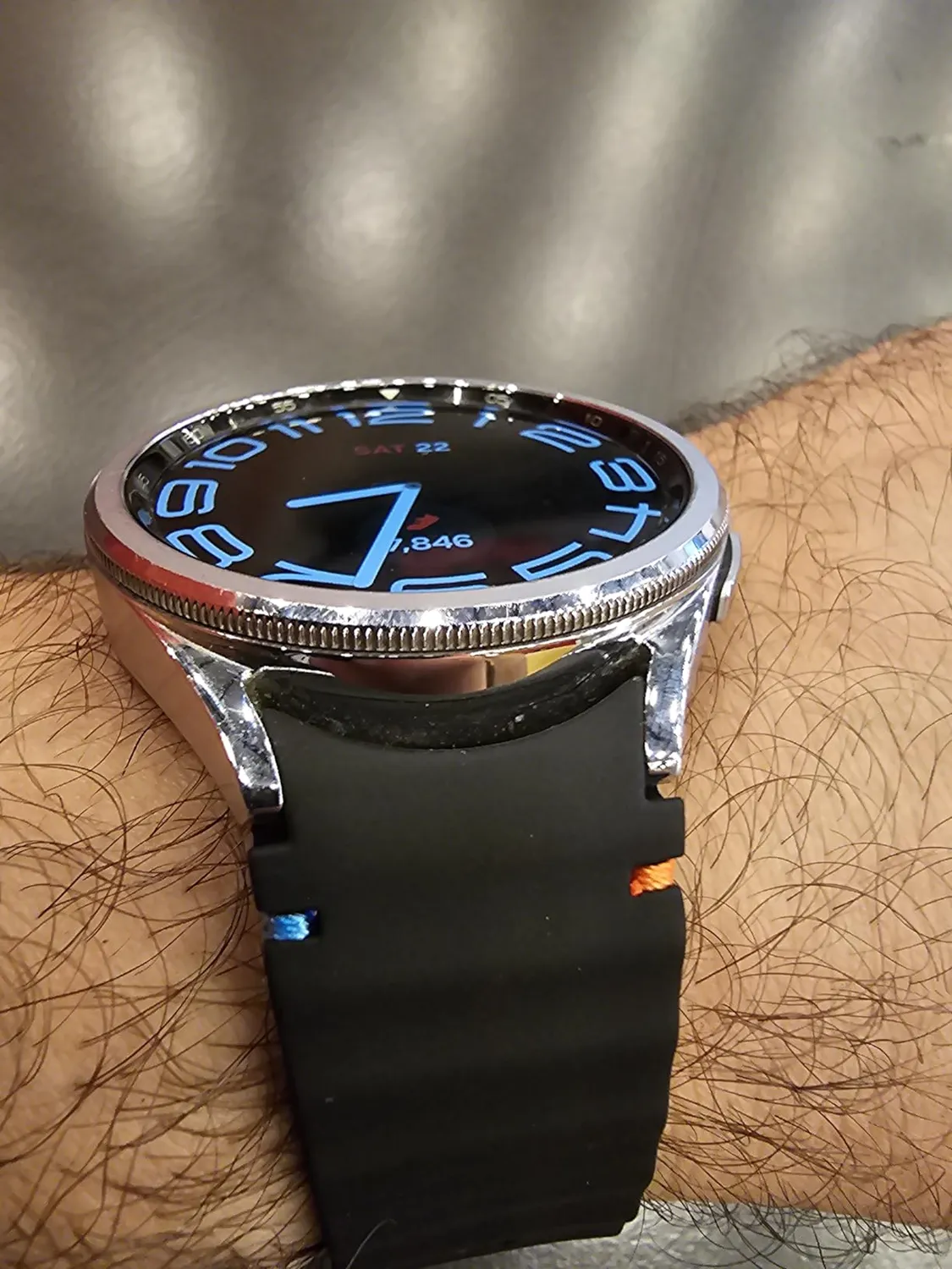 MoKo Sportivo Galaxy Watch 7/6/5/4 cinturino nero silicone