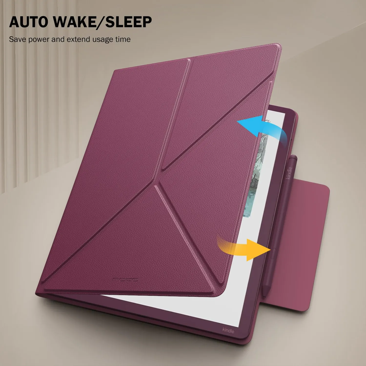 MoKo cover Kindle Scribe 11 Colorsoft magnetica nero