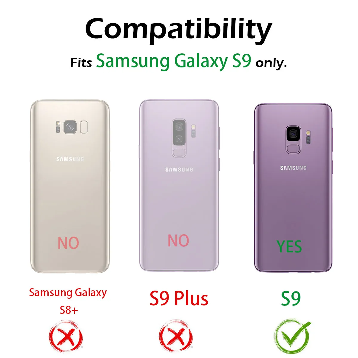 Dexnor cover Galaxy S9 nera 360° antiurto con pellicola