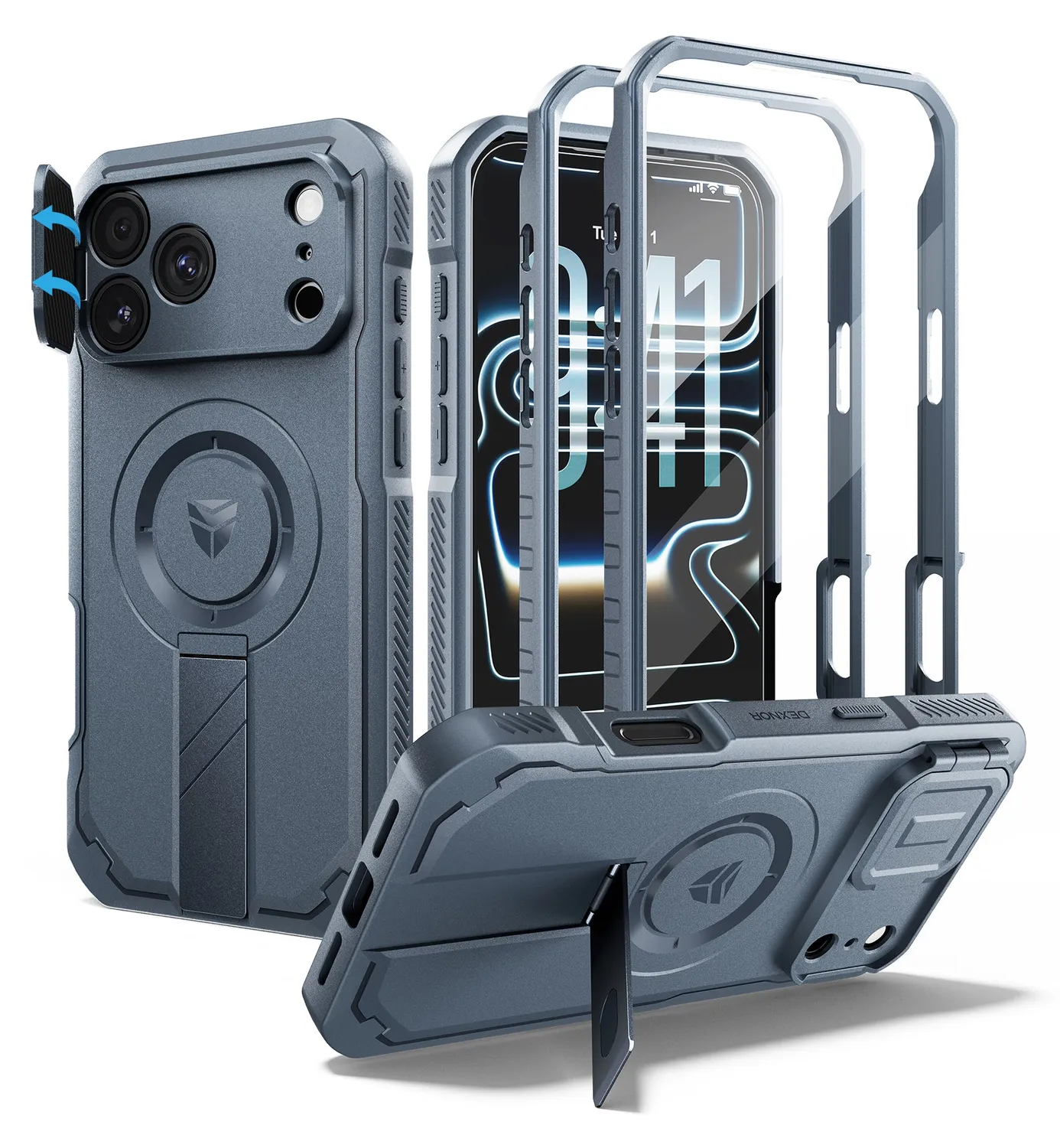 Dexnor iPhone 17 Pro Max Cover Nera MagSafe