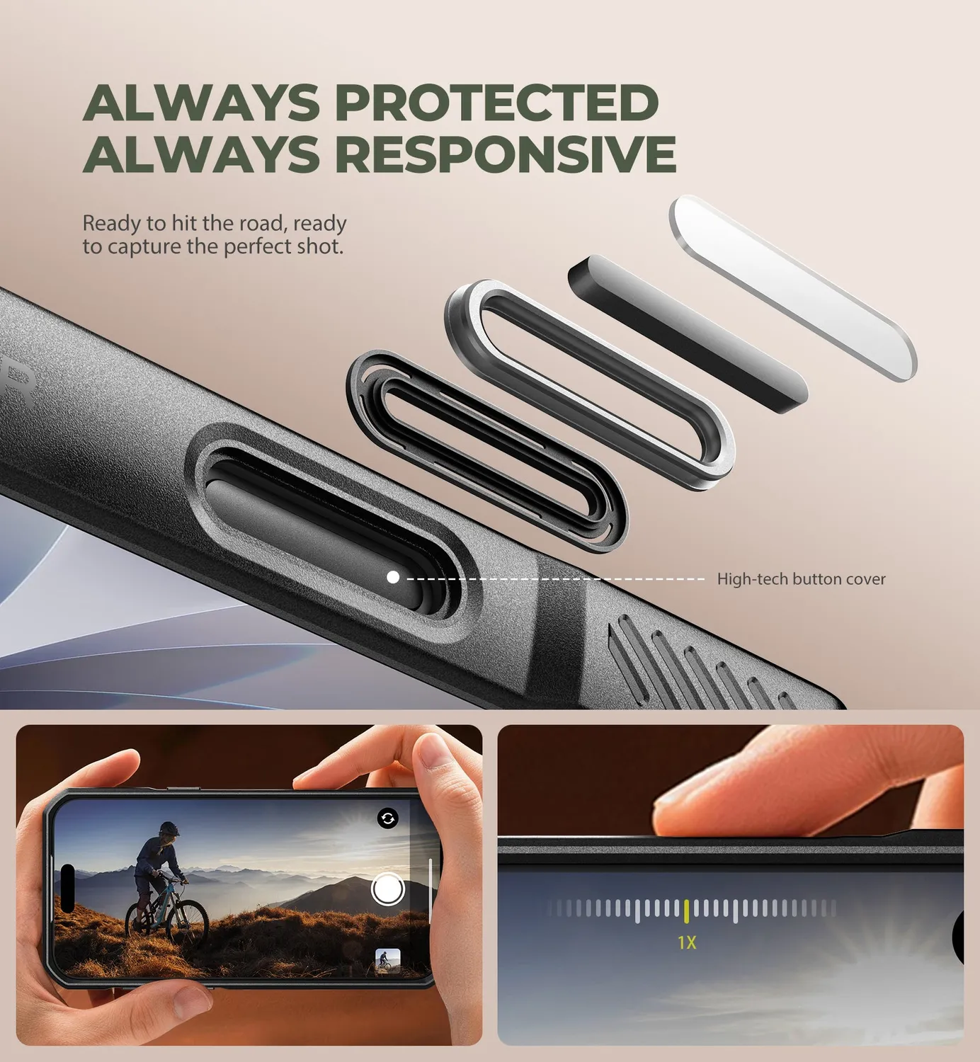 Dexnor iPhone 17 cover nera antishock MagSafe 6,3"
