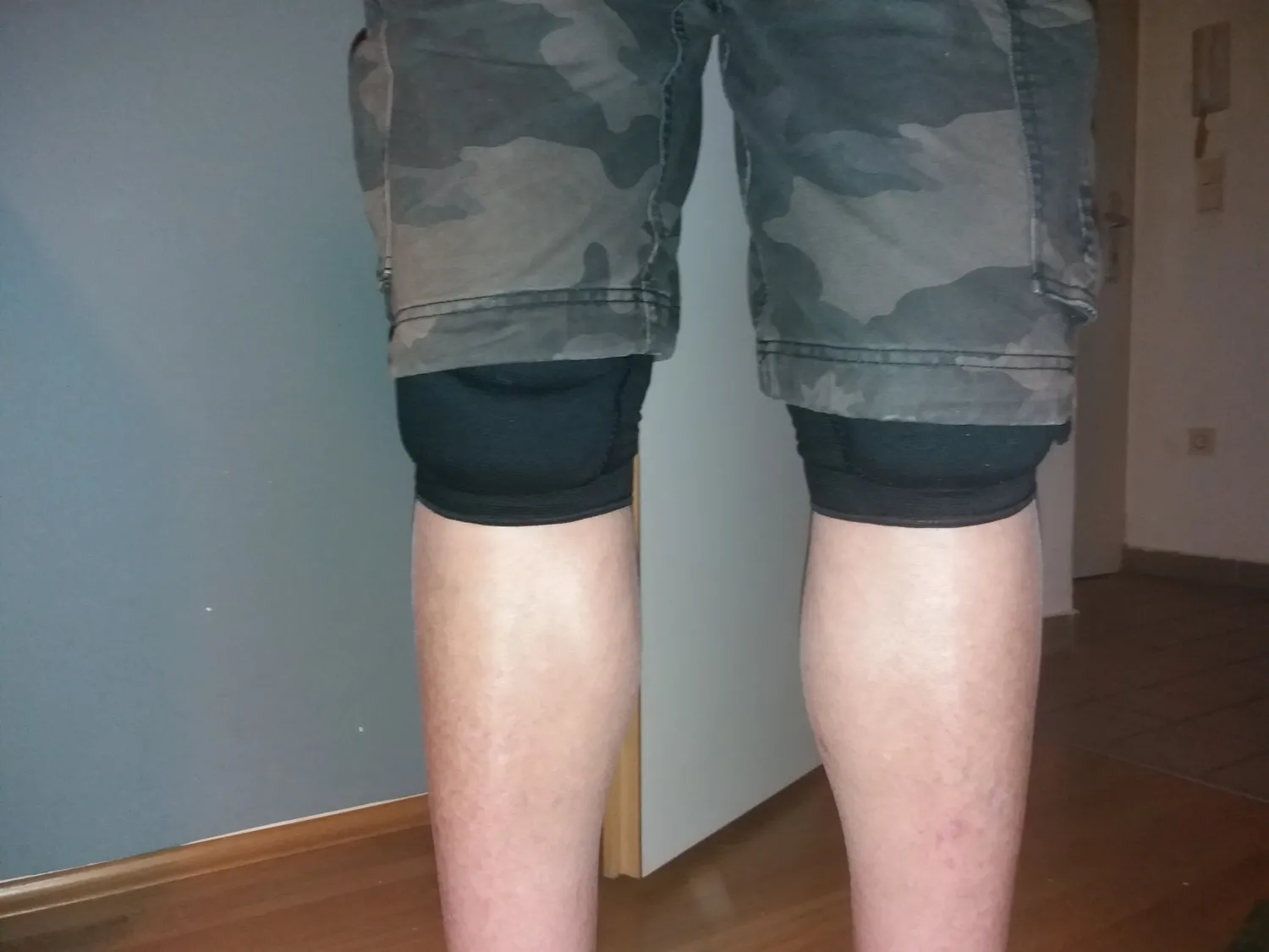 MoKo Ginocchiera Elastica Sportiva Nera Traspirante