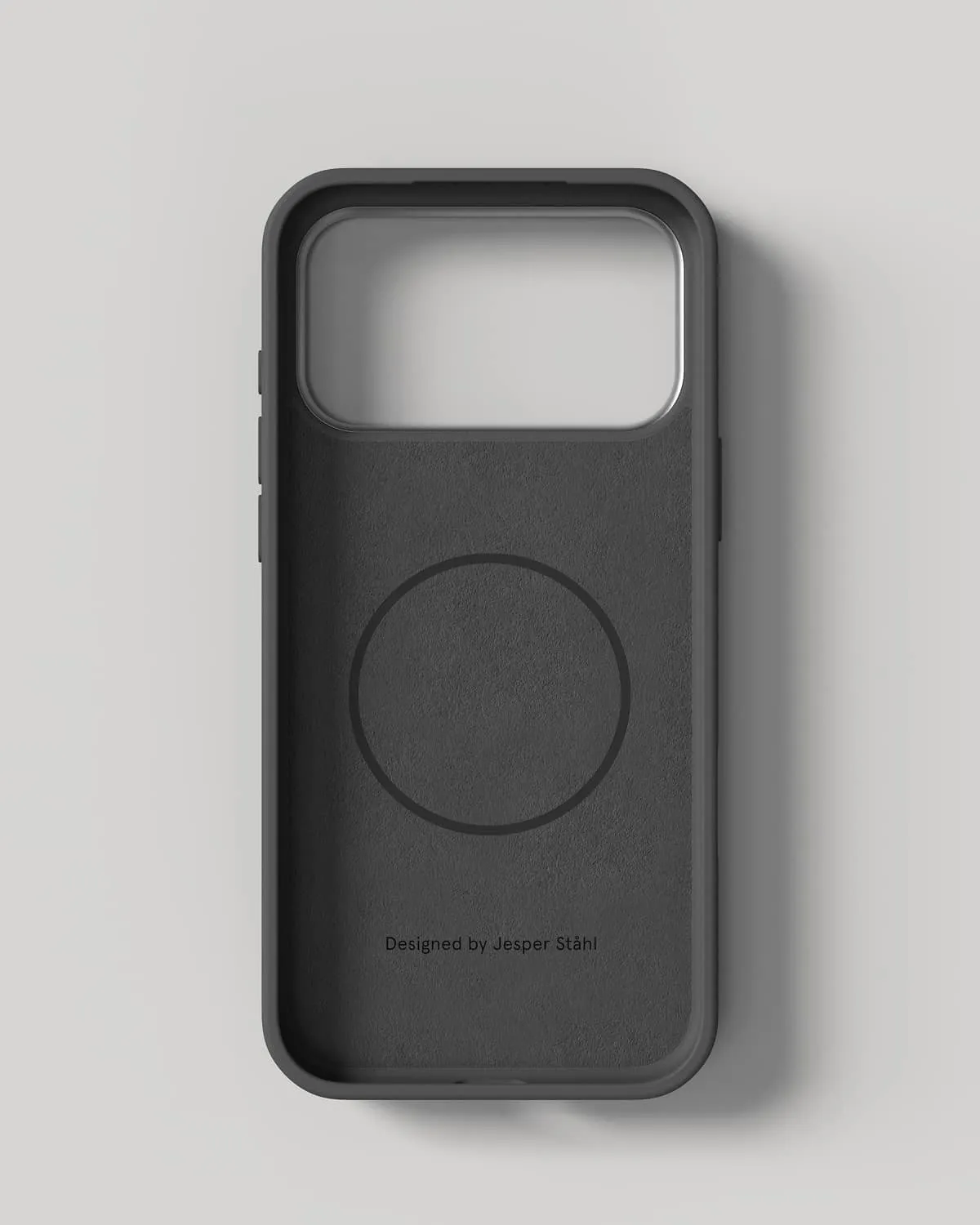 Nudient Bold Case iPhone 18 Pro Max cover Basalt Grey MagSafe