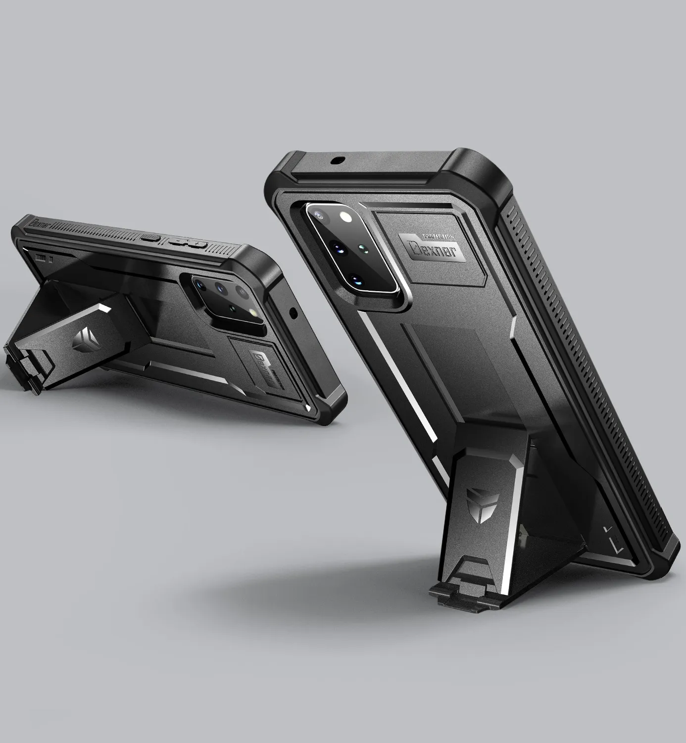 Dexnor Galaxy S20 Plus cover nero antishock